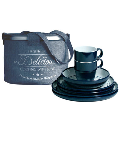 13-teiliges Geschirrset + Tragebehälter Columbus Marine Business MARINE BUSINESS Columbus