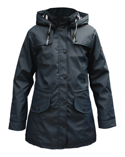 BATELA maritimer Damen Regenmantel navy BATELA Maritime Mode