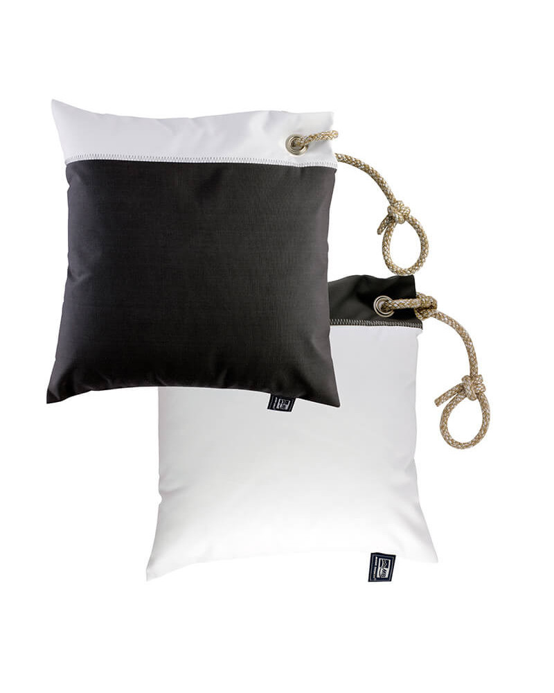 Wasser-/winddichte Kissenbezüge dark grey&white MARINE BUSINESS Cabin