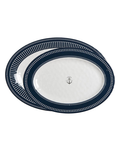 Ovale Servierplatten Sailor Soul Marine Business MARINE BUSINESS Bootsgeschirr