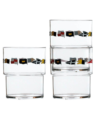 Stapelbare Gläser "Regata" Marine Business MARINE BUSINESS Bootsgeschirr