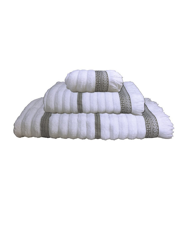 Handtuchset Santorini Waves White Marine Business MARINE BUSINESS Bathroom