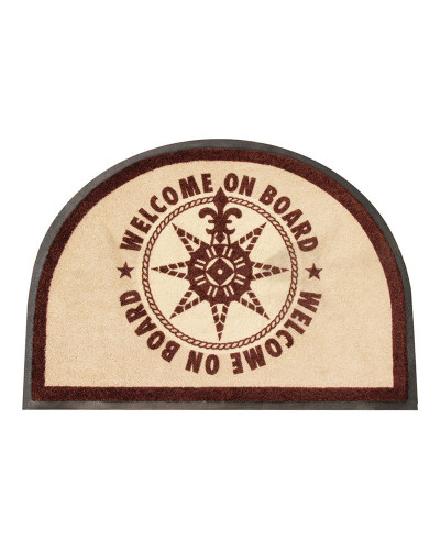 Rutschfeste Fußmatte Round brown on board Marine Business MARINE BUSINESS Accessoiries