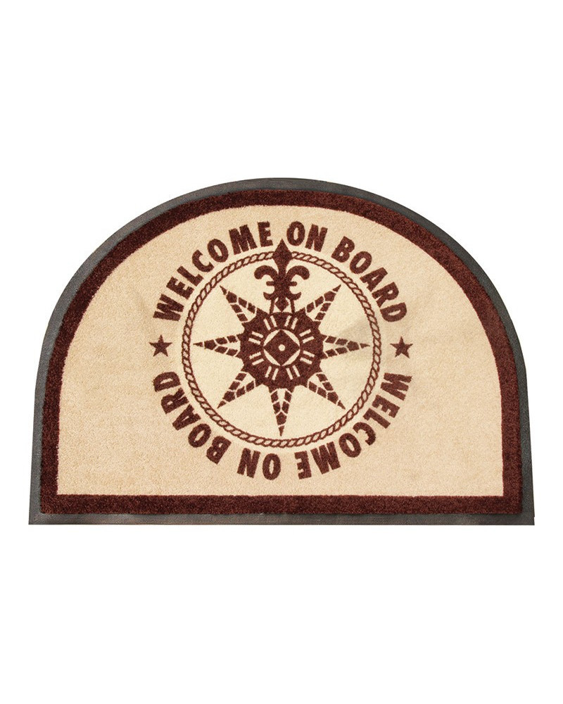 Rutschfeste Fußmatte Round brown on board Marine Business MARINE BUSINESS Accessoiries