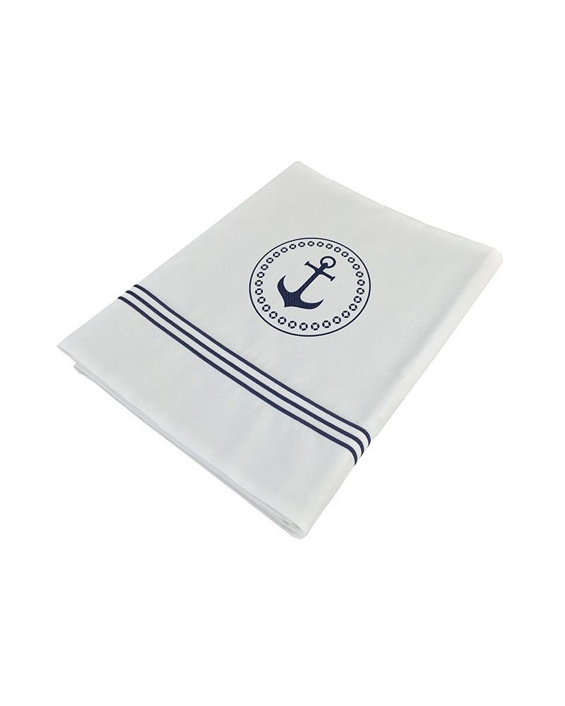 Überschlaglaken + Kissenbezug single white Santorini Marine Business MARINE BUSINESS Cabin