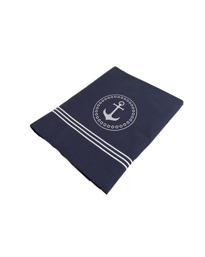 Überschlaglaken + Kissenbezug double blue Santorini Marine Business MARINE BUSINESS Cabin