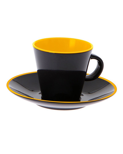 4-teiliges Espressotassenset - GIMEX Grey Line yellow GIMEX Bootsgeschirr