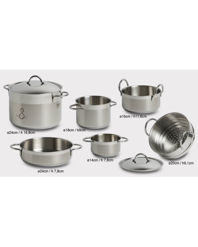 11-teiliges Kochtopfset Kitchen Marine Business MARINE BUSINESS Pantry