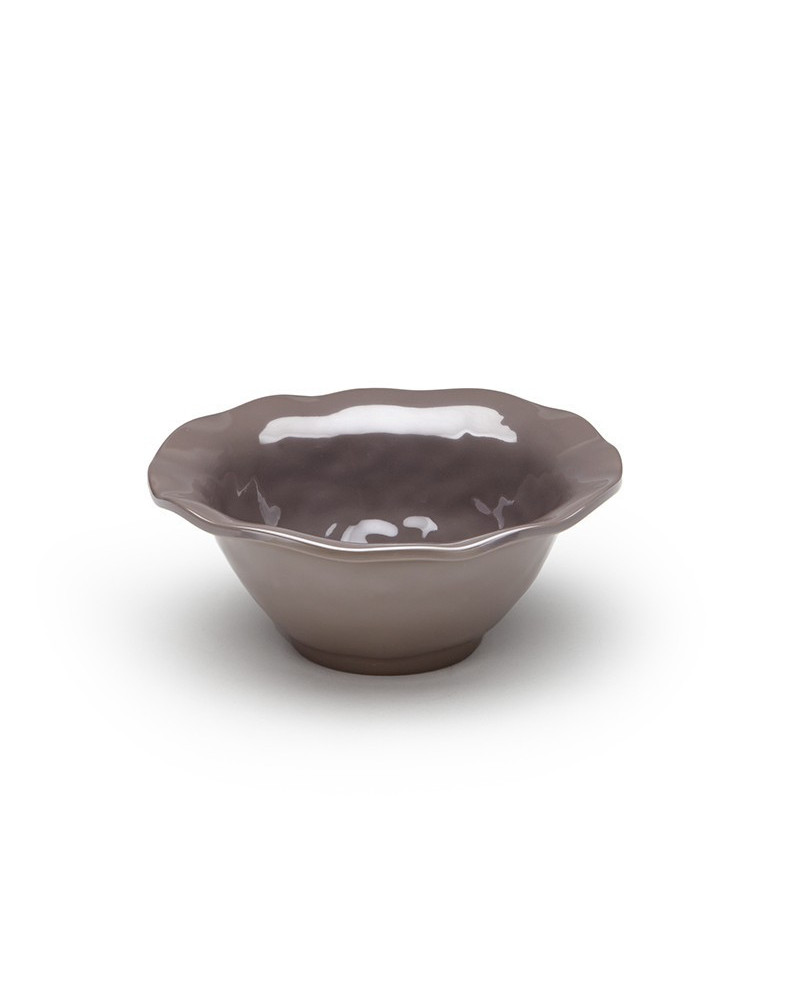 Q SQUARED Schüssel rund schlamm Ruffle Hues Q SQUARED NYC Bootsgeschirr