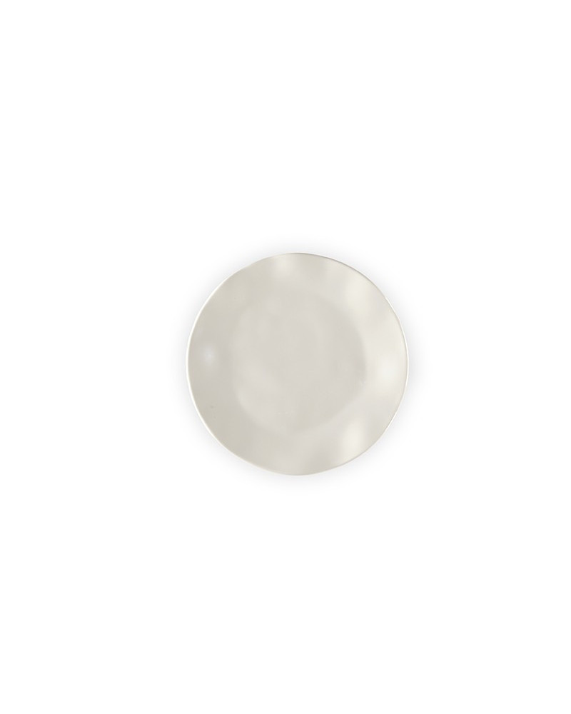 Q SQUARED Teller rund creme Ruffle Hues Q SQUARED NYC Bootsgeschirr