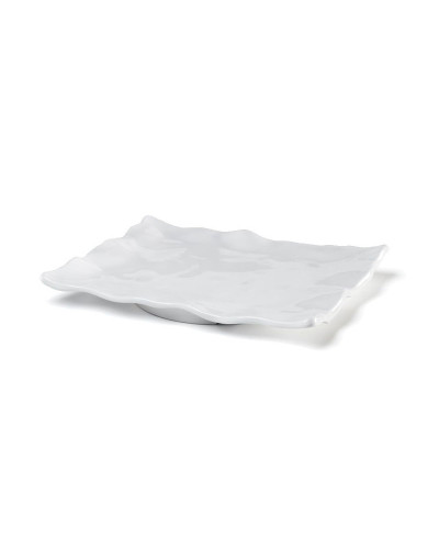 Q SQUARED Servierplatte eckig Ruffle Square Q SQUARED NYC Bootsgeschirr