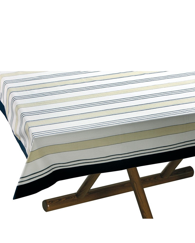Tischdecke Beige/Blue striped Marine Business MARINE BUSINESS Tischwaren