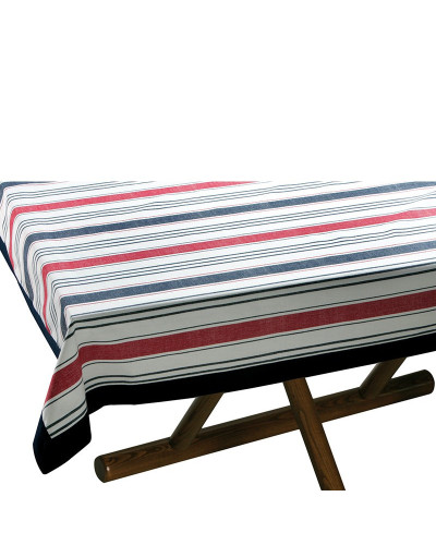 Tischdecke Red/Blue striped + 8 Servietten Marine Business MARINE BUSINESS Tischwaren