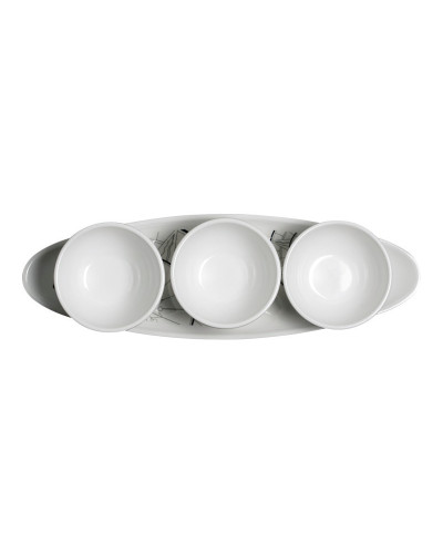Snackschale + drei kleine Snackschalen "Polaris" Marine Business MARINE BUSINESS Polaris