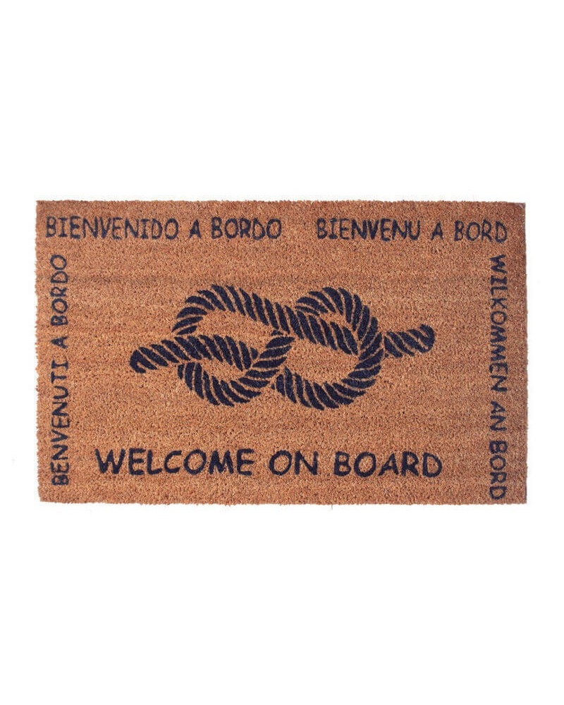 BATELA Rutschfeste maritime Fußmatte Knoten BATELA Accessoiries