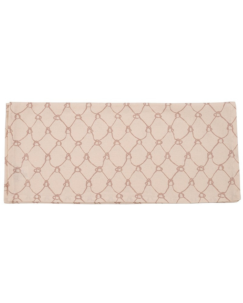 BATELA maritimer Tischläufer Fischernetz beige  Accessoiries