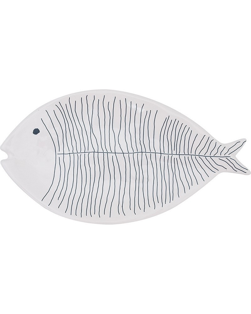 Maritimer Frühstücksteller BATELA Fisch  BATELA maritimes Porzellan