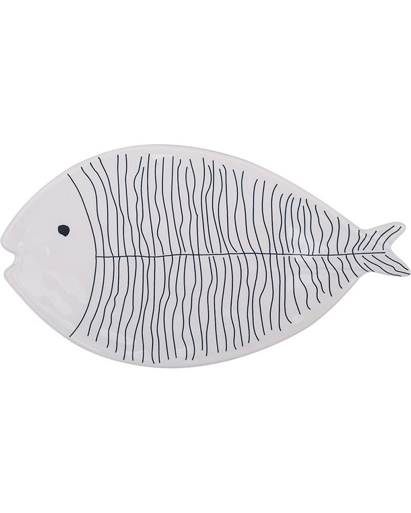 Maritimer Obstteller BATELA Fisch  BATELA maritimes Porzellan