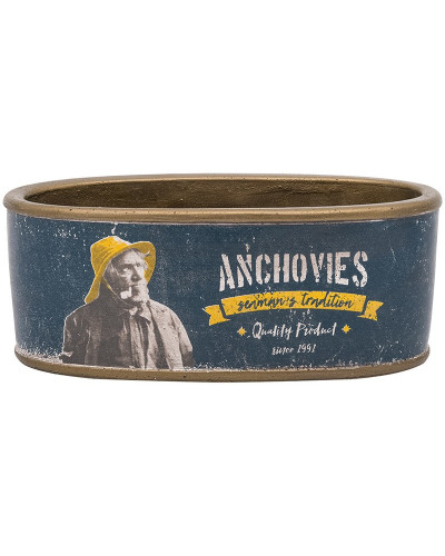 BATELA maritimer Pflanztopf Anchovies Seemann  Maritime Dekoration