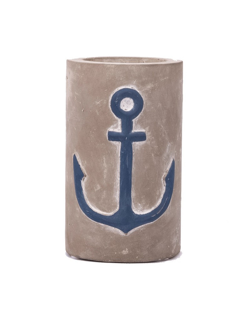 BATELA maritimer Kerzenhalter Anchor  Maritime Dekoration