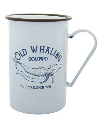 BATELA maritimer Emaille Becher Old Whaling co groß  Accessoiries