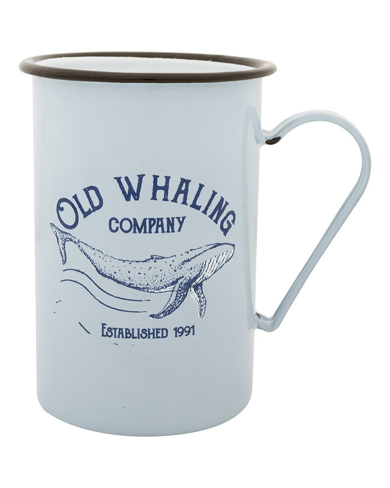 BATELA maritimer Emaille Becher Old Whaling co groß  Accessoiries