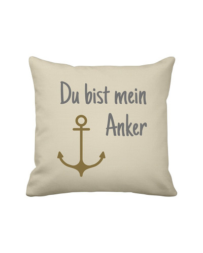 Krasilnikoff Maritimer Kissenbezug mein Anker  Maritime Kissen