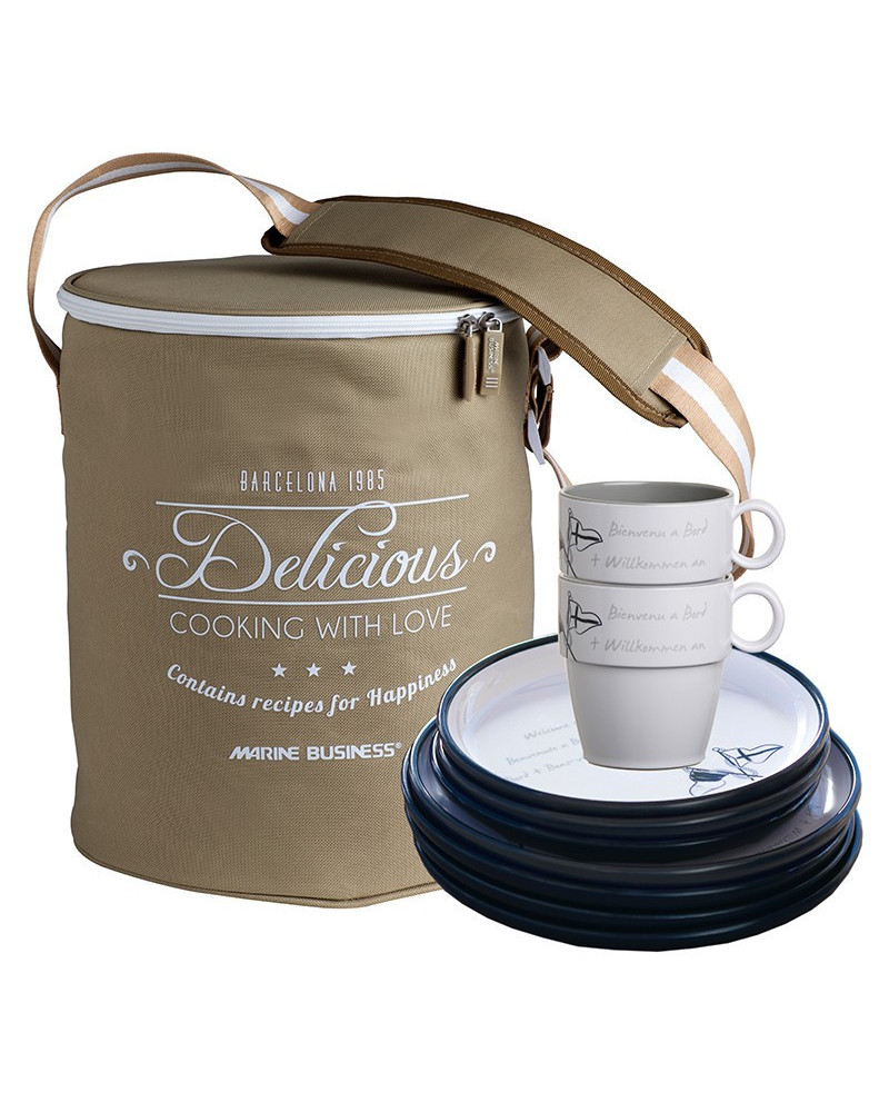 24-teiliges Geschirrset Welcome on Board Marine Business MARINE BUSINESS Welcome on Board