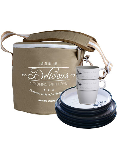 16-teiliges Geschirrset Welcome on Board Marine Business MARINE BUSINESS Welcome on Board