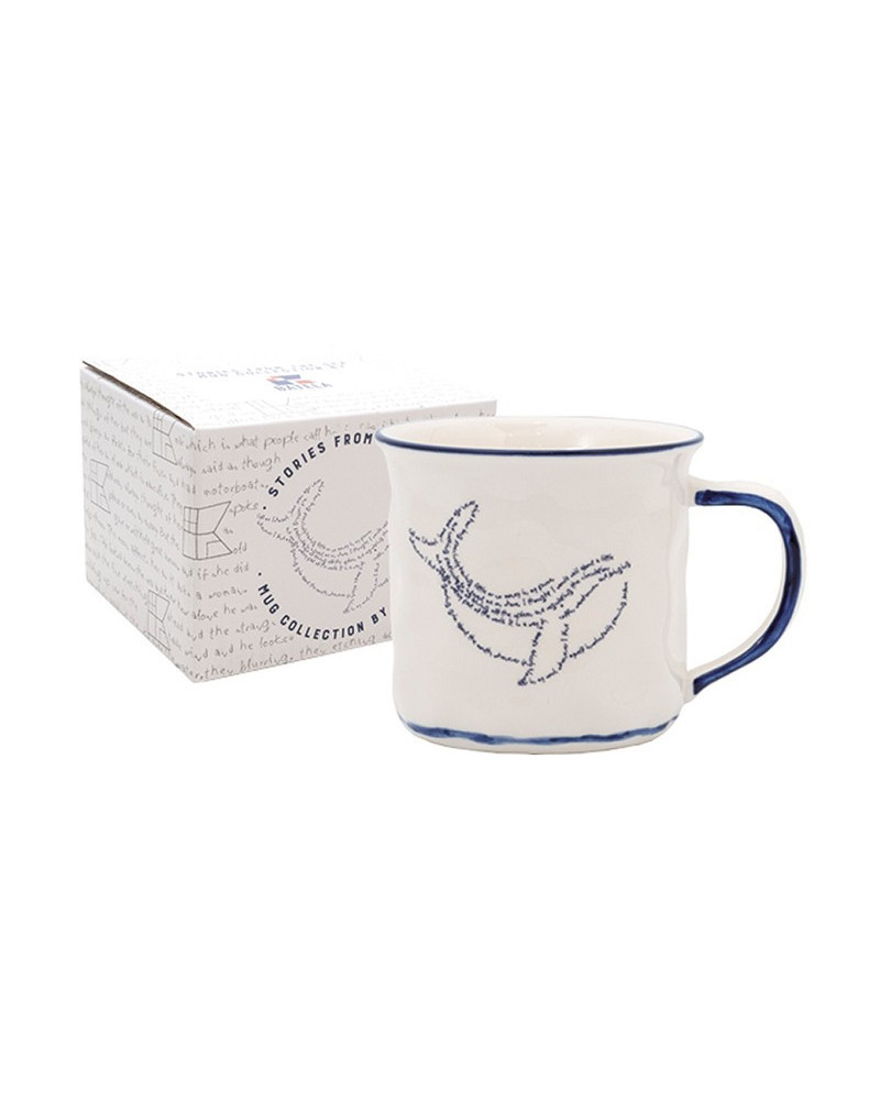 BATELA Porzellan Tasse Wal  BATELA maritimes Porzellan