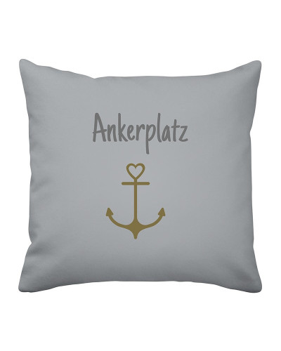 Krasilnikoff Maritimer Kissenbezug Ankerplatz  Maritime Kissen