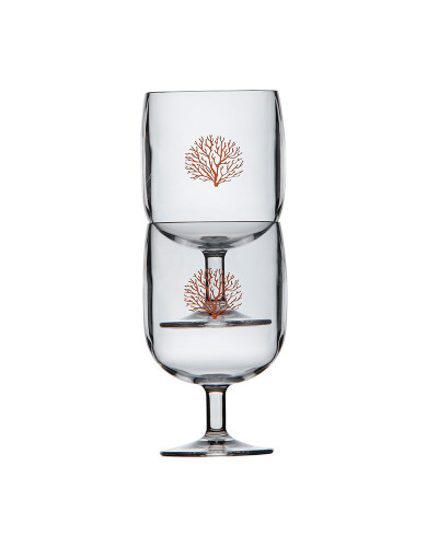 Stapelbares Weinglas Harmony Mare Coral Marine Business  Harmony
