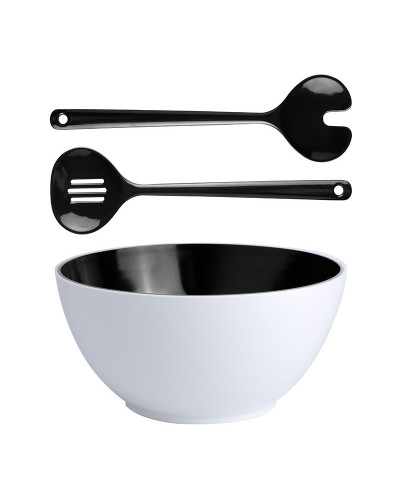 Salatschüssel + Besteck Summer black Marine Business  Summer