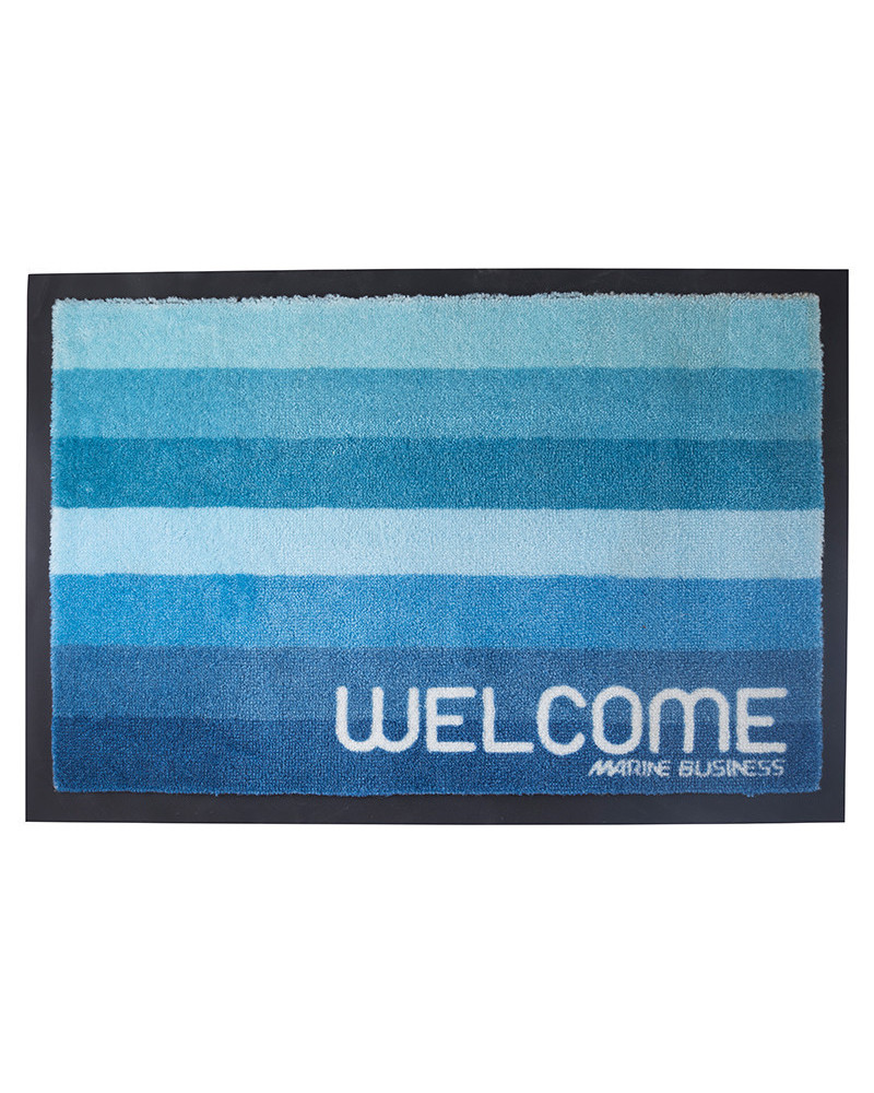 Rutschfeste maritime Fußmatte Welcome Stripe Business MARINE BUSINESS Accessoiries