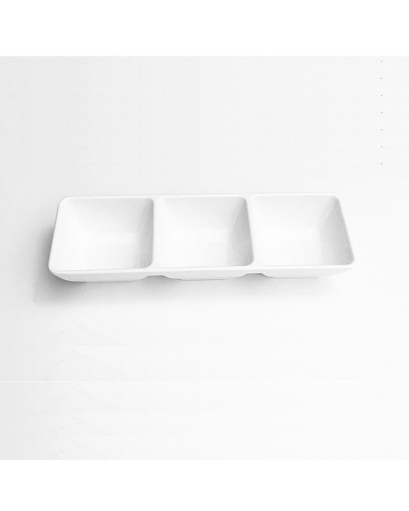 Q SQUARED Triple Dipper weiß  Bootsgeschirr