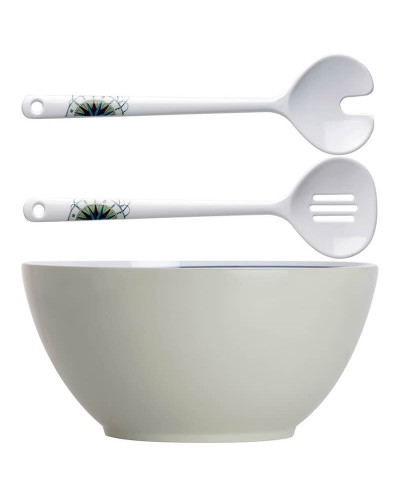 Salatschüssel + Salatvorlegebesteck "Oceans" Marine Business MARINE BUSINESS Oceans
