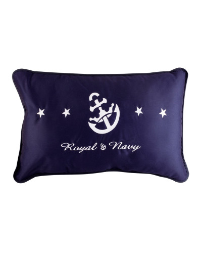Kissenbezug bestickt mit Anker und Stern "Royal" Marine Business MARINE BUSINESS Cabin