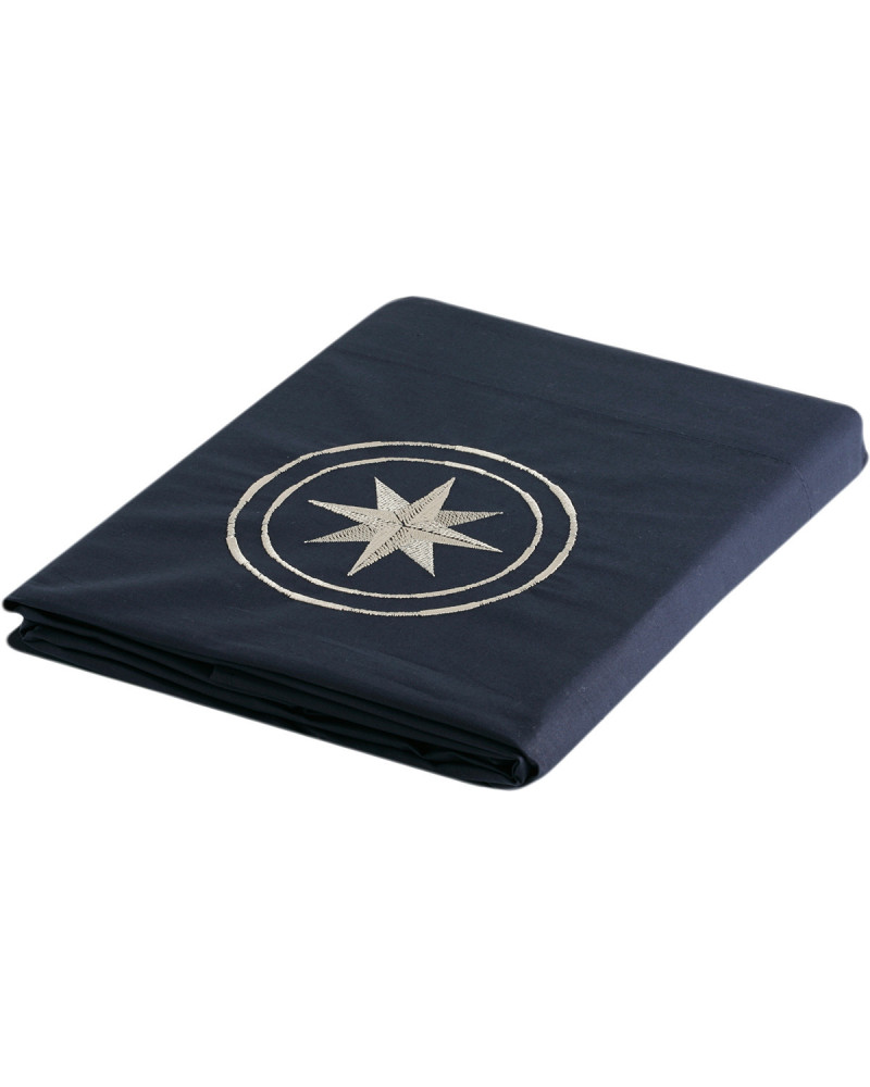 Überschlaglaken + Kissenbezug single blue navy "Free Style" Marine Business MARINE BUSINESS Cabin