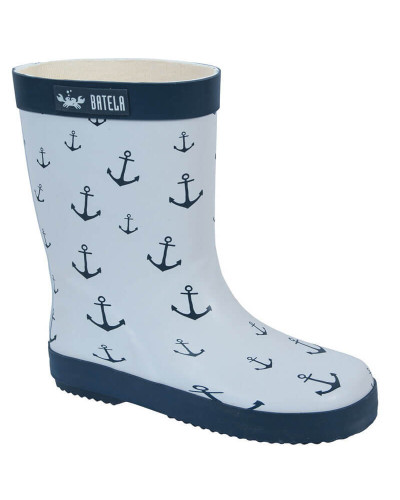 BATELA Gummistiefel Anker white BATELA Maritime Mode