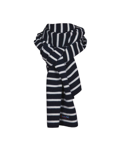 BATELA maritimer Kinder Wollschal creme/navy gestreift BATELA Maritime Mode