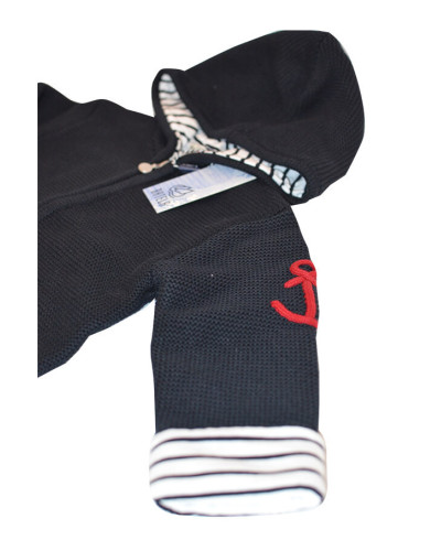 BATELA maritime Strickjacke navy BATELA Maritime Mode