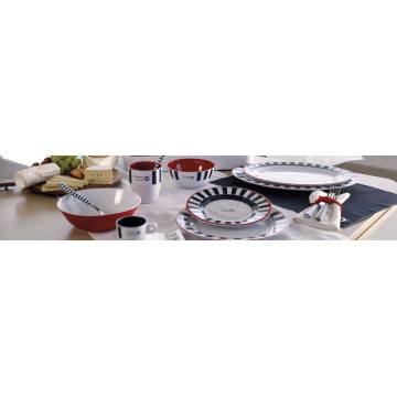 Marine Business VENEZIA Bootsgeschirr - maritimes Bootsgeschirr aus Melamin von Marine Business